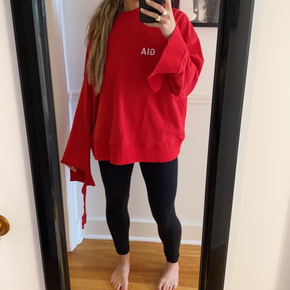 Red GIA cool cut crew neck - Picture 5 of 5